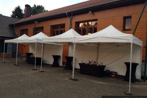 Prestation tonnelles pour apéritif