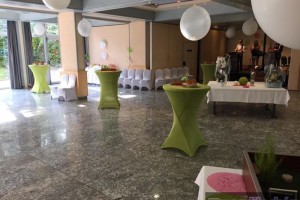 Mobilier pour un apéritif de mariage