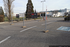 Installation de barrières