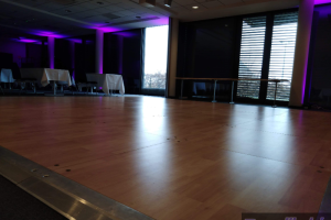 Installation d'une piste de danse
