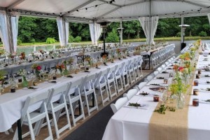 Chaise wedding blanche