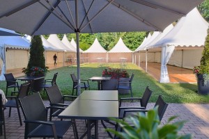 Location de pagode 5x5m avec plancher dans le Bas Rhin