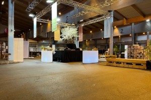 Installation de bar lumineux, structure et mise en valeur lumière