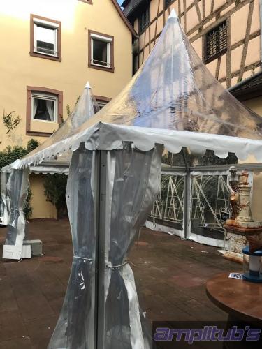 Garden Full Cristal transparent en location